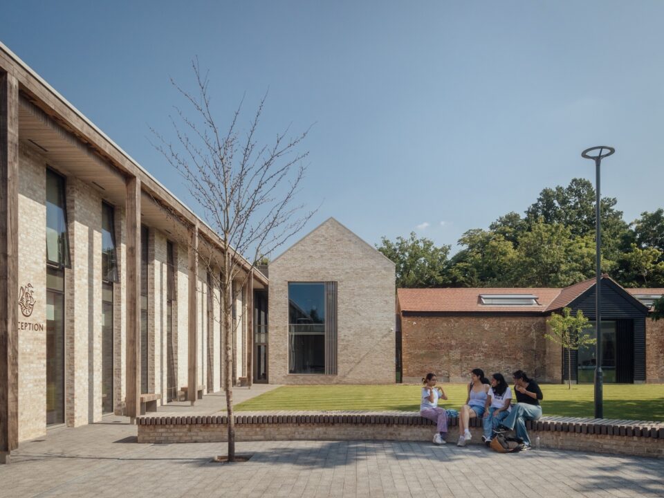 NLCS Ideas Hub and Main Entrance